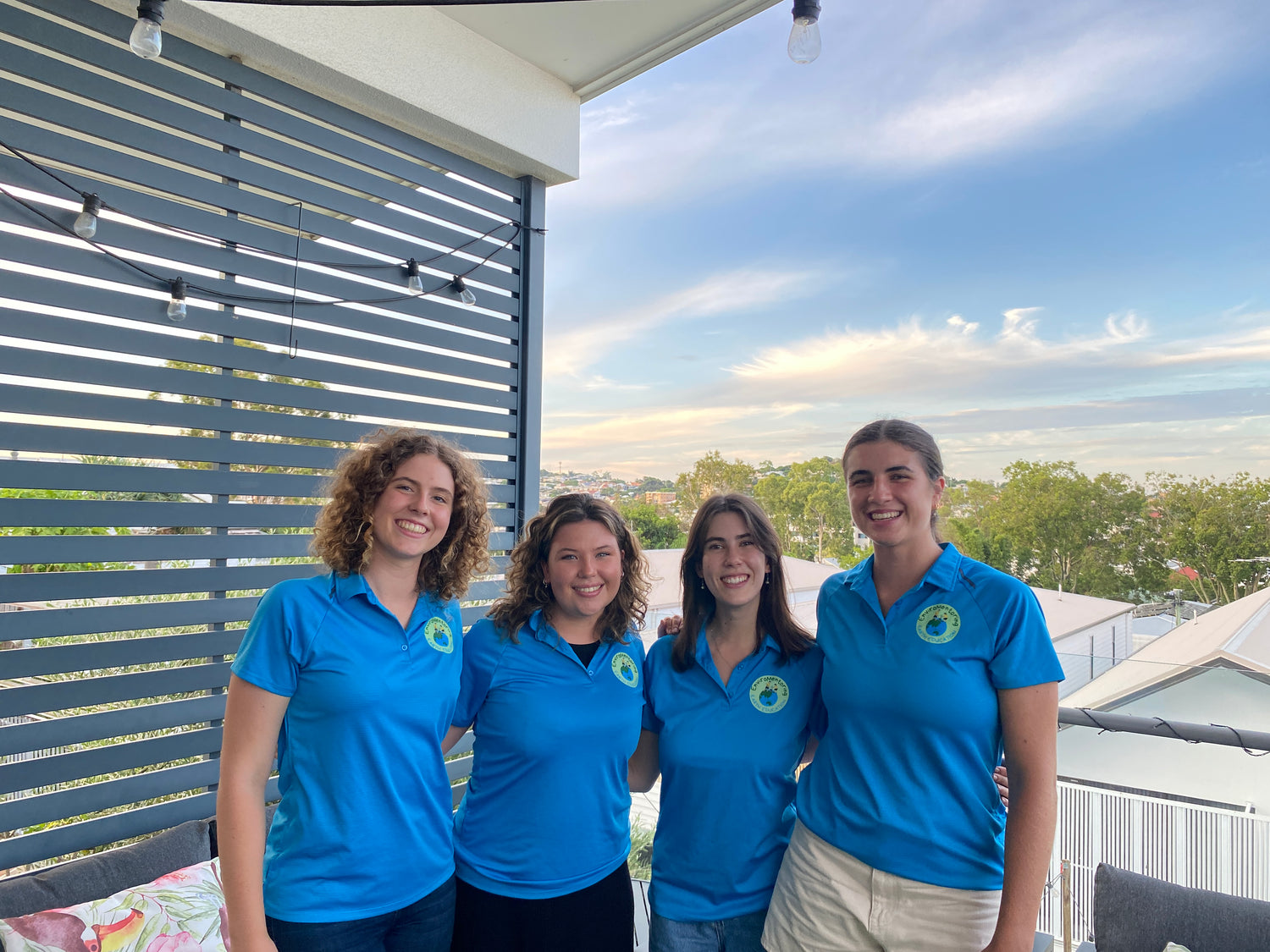 Sabrina Guse with her team of EnviroMentors from EnviroMentoring after finishing 30 workshops over the Summer school holidays.