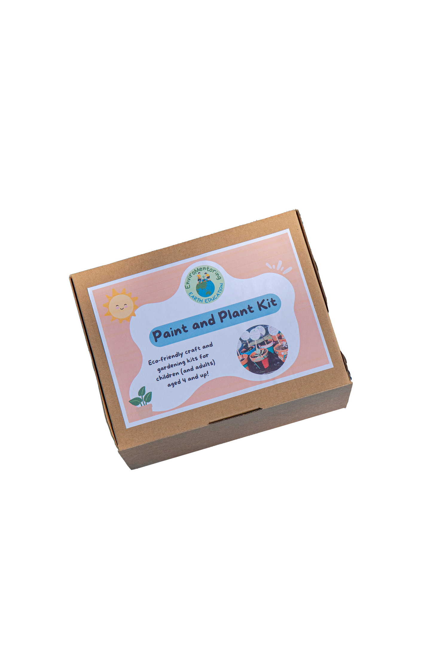 EnviroMentoring Paint and Plant DIY Kit box.