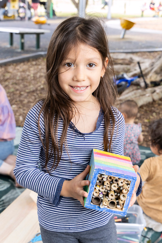 Bug Hotel DIY Kit | Bees & Nature Education Gift for Kids