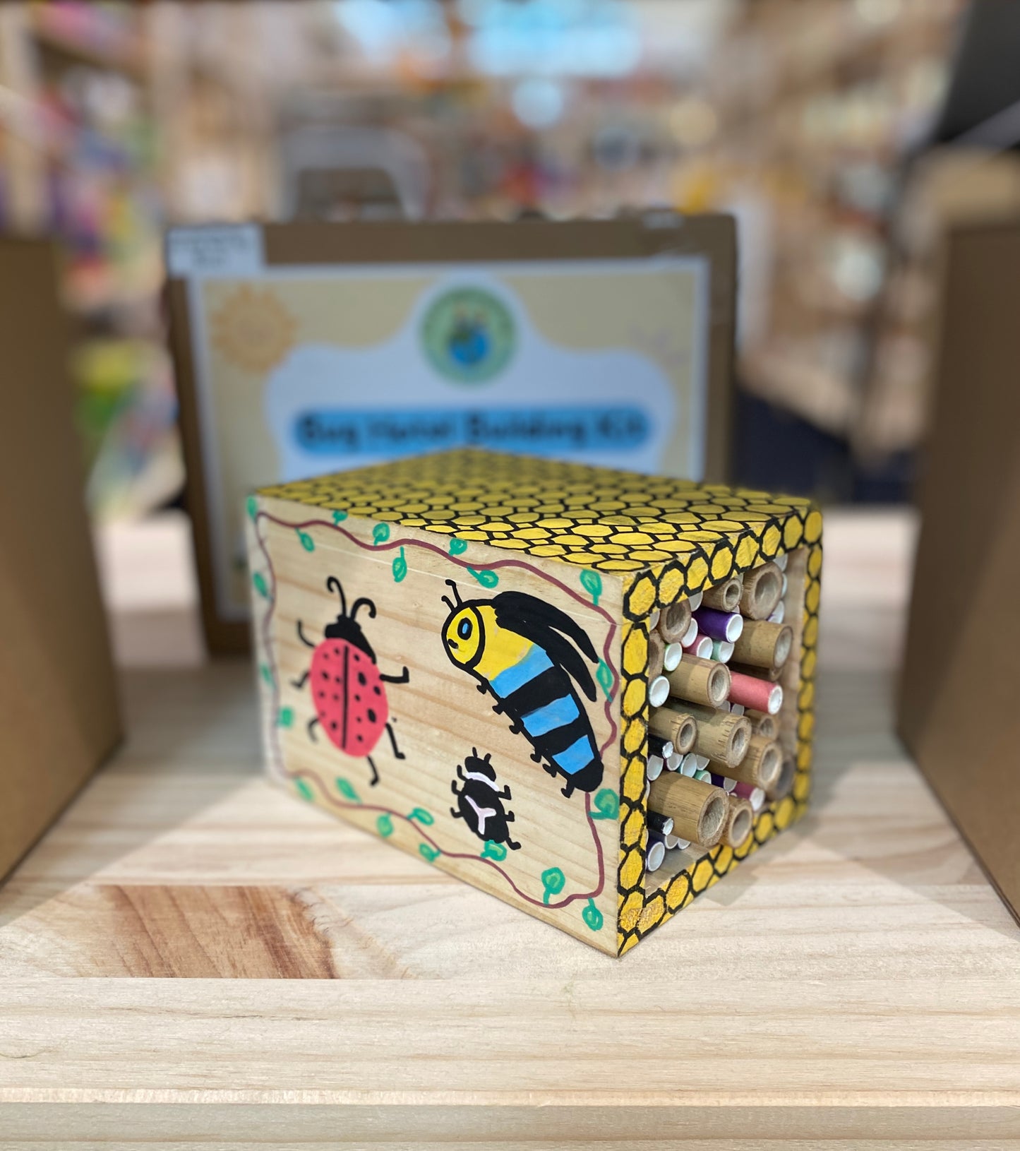 Bug Hotel DIY Kit | Bees & Nature Education Gift for Kids
