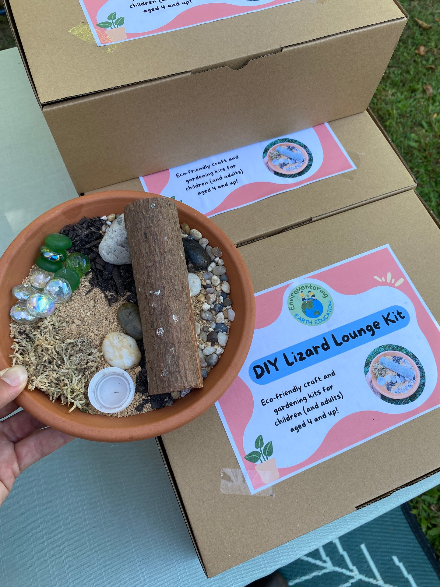 Lizard Lounge DIY Kit | Kids Creative Habitat Design